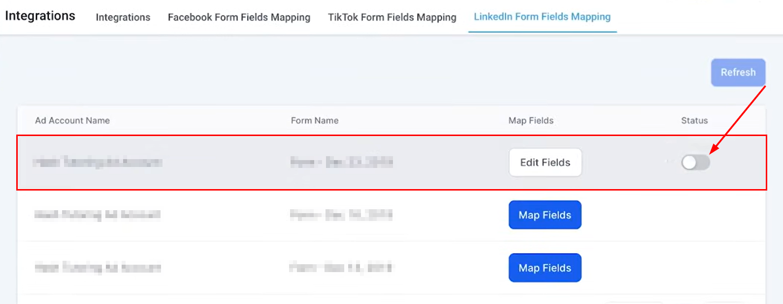 LinkedIn Integration – figure 8