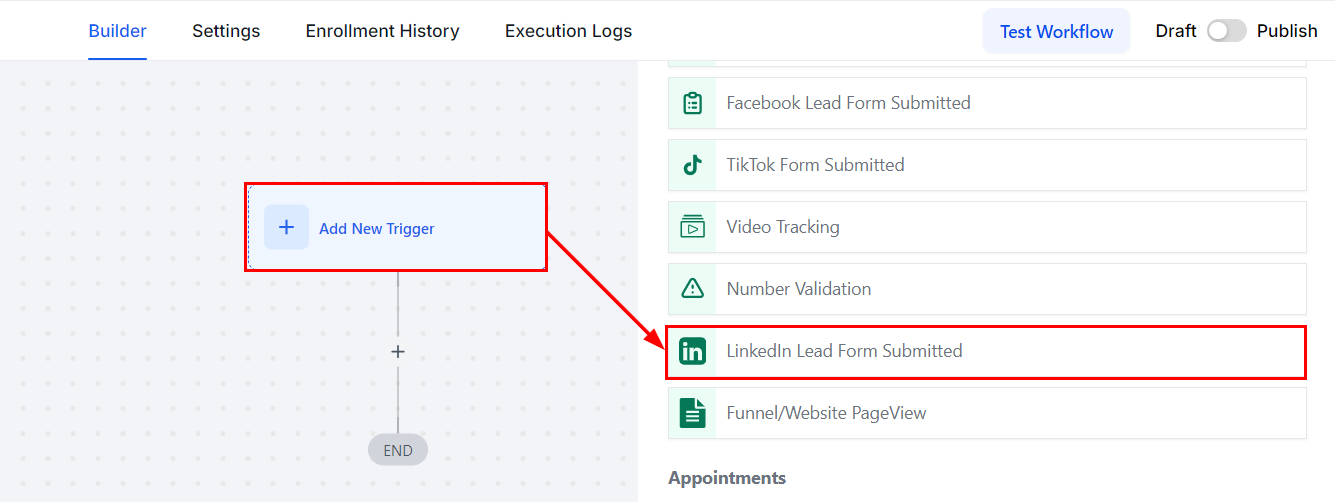 LinkedIn Integration – figure 9