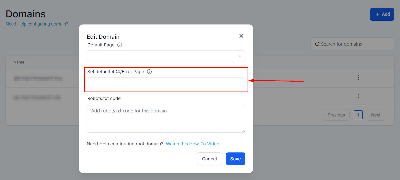 Set up a Customized 404 Error Page – figure 4