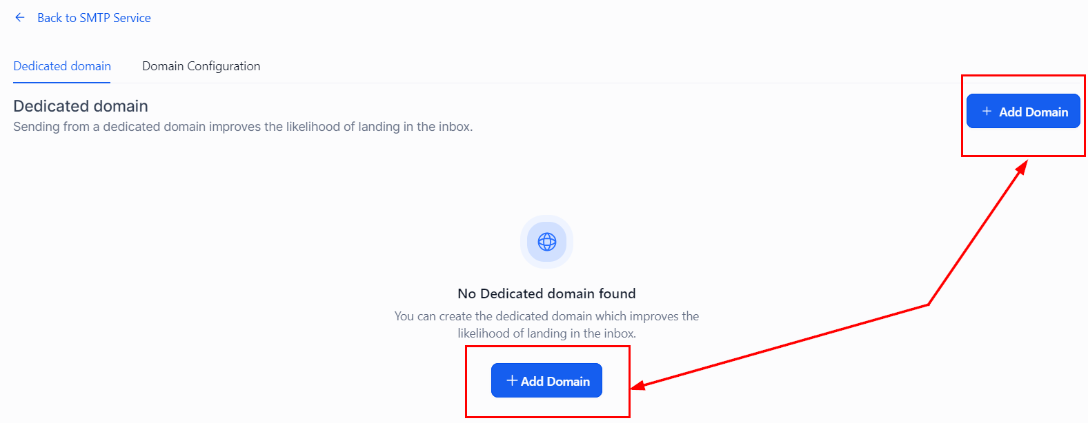 Setting Up a Dedicated Domain – figure 3