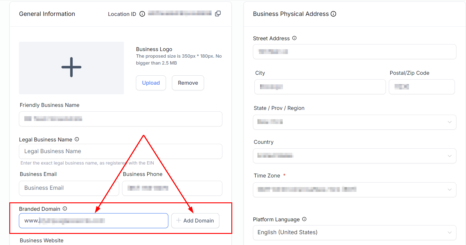 Setting Up Branded Domains – figure 2