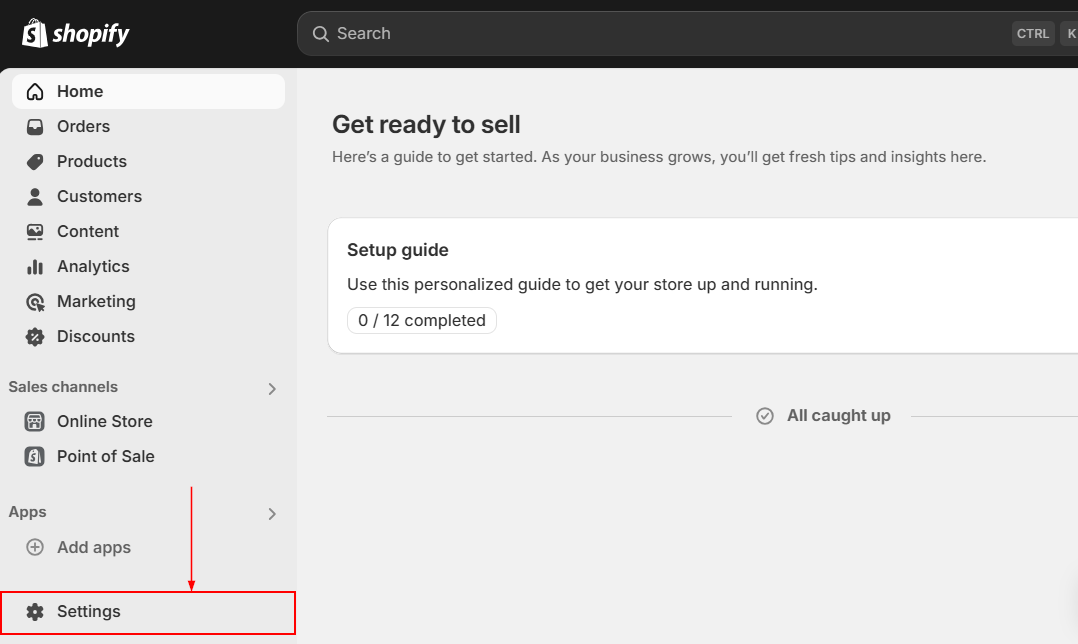 Setting Up Shopify Integration – figure 1