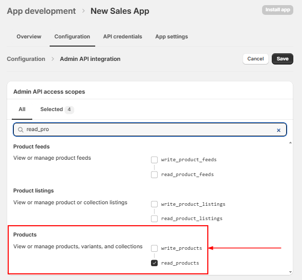 Setting Up Shopify Integration – figure 10