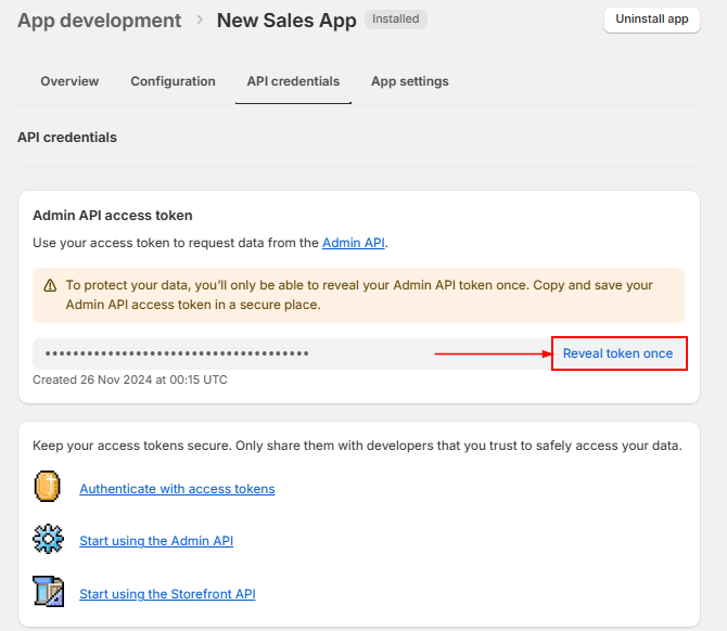 Setting Up Shopify Integration – figure 14