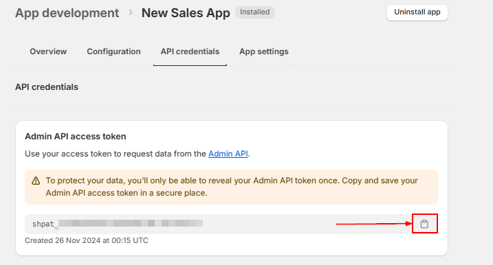 Setting Up Shopify Integration – figure 15