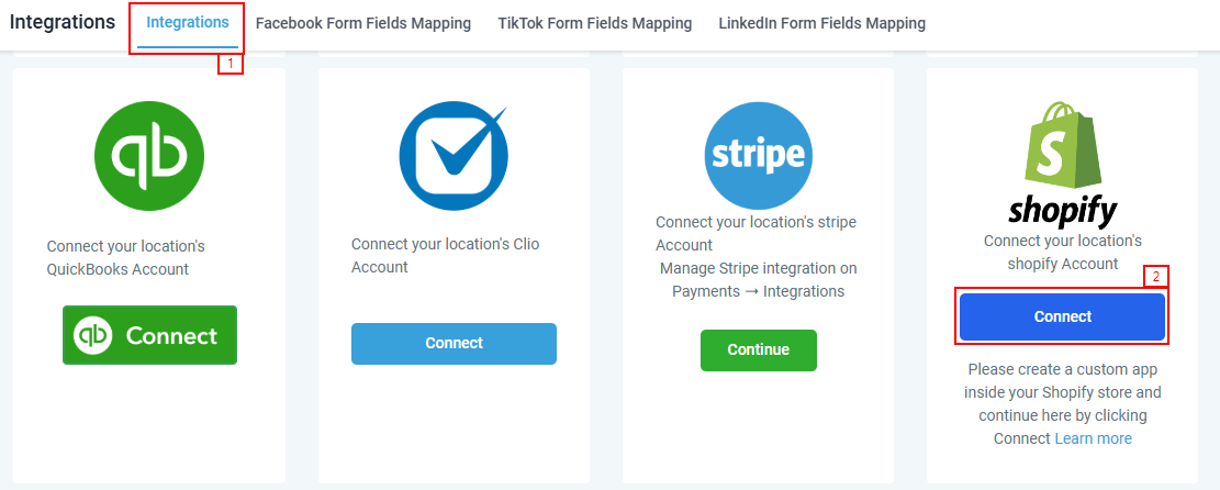 Setting Up Shopify Integration – figure 16