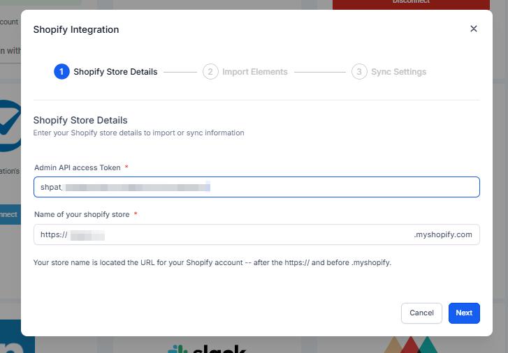 Setting Up Shopify Integration – figure 17