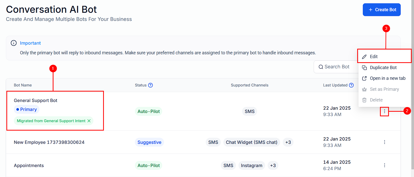 Stop Bot Action in Conversation AI – figure 1