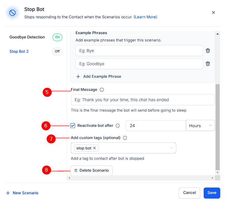 Stop Bot Action in Conversation AI – figure 3