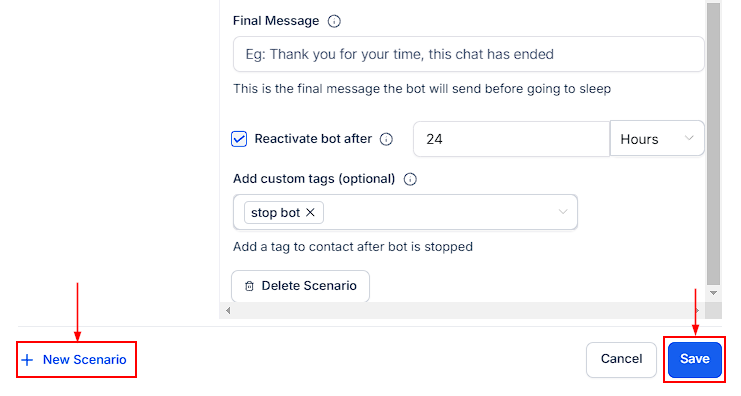 Stop Bot Action in Conversation AI – figure 4