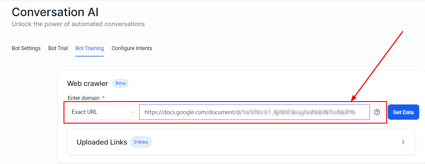 Train Your Conversation AI Bot with Google Docs – figure 2