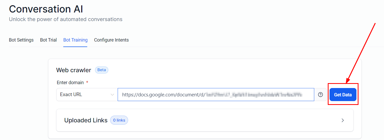 Train Your Conversation AI Bot with Google Docs – figure 3