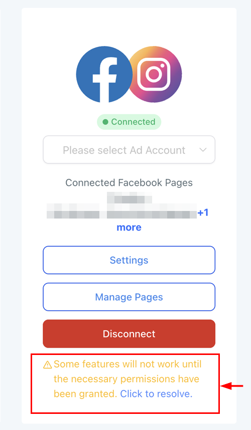Troubleshooting and Re-authenticating Across Multiple Facebook Pages – figure 2