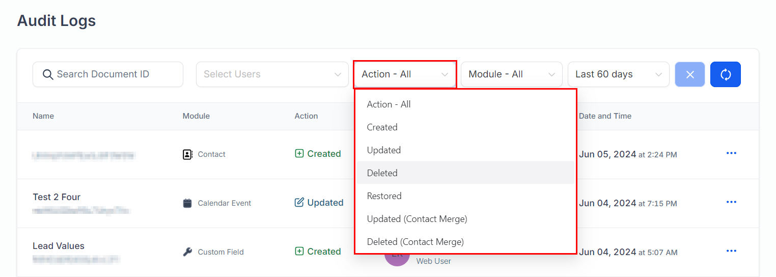 Understanding Audit Logs – figure 4
