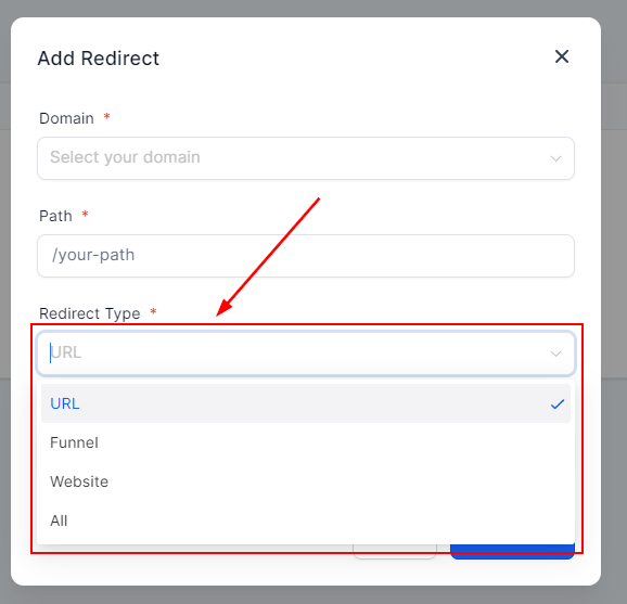 URL Redirects Overview – figure 5