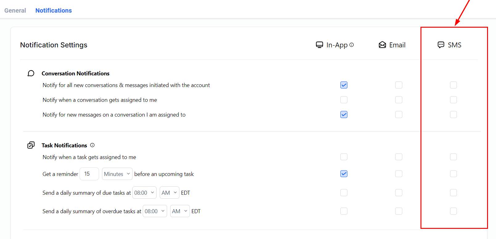 User Notifications – figure 4