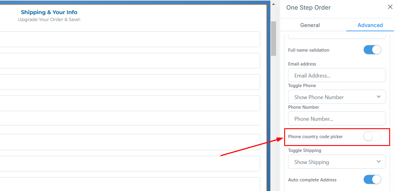 1-Step Order Form – figure 22