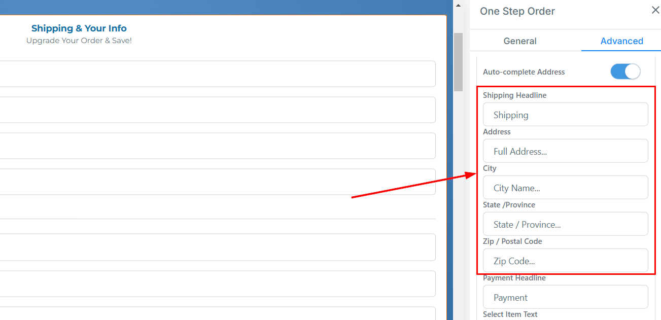 1-Step Order Form – figure 25