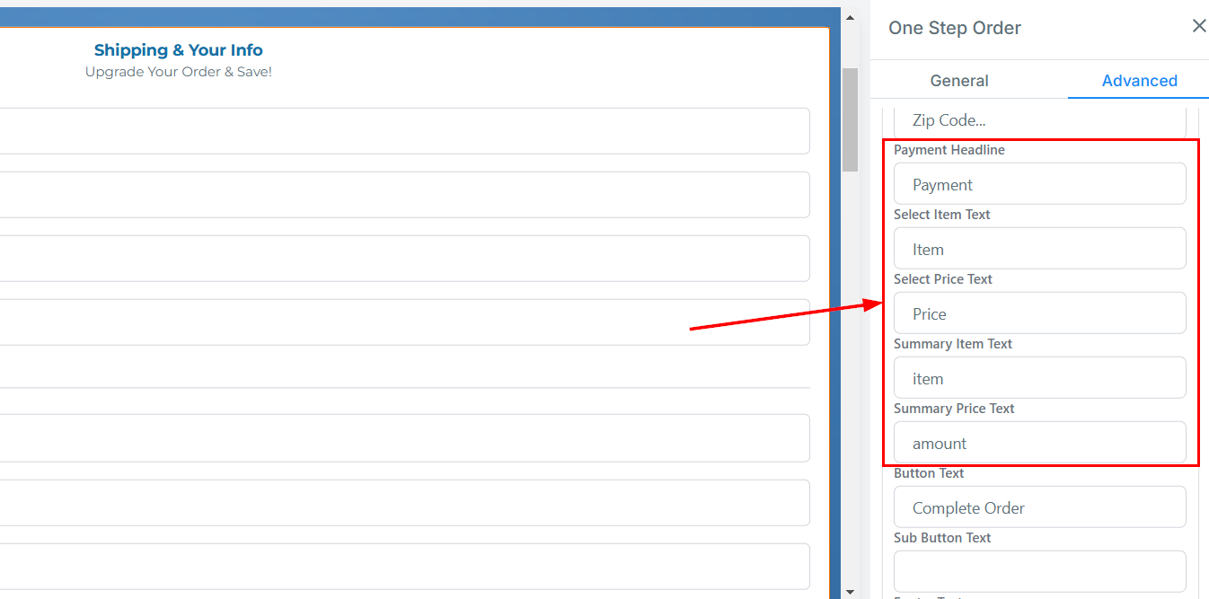 1-Step Order Form – figure 26