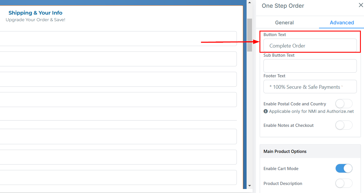 1-Step Order Form – figure 27