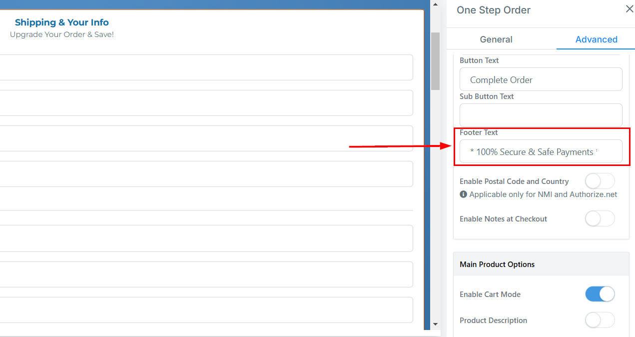 1-Step Order Form – figure 29