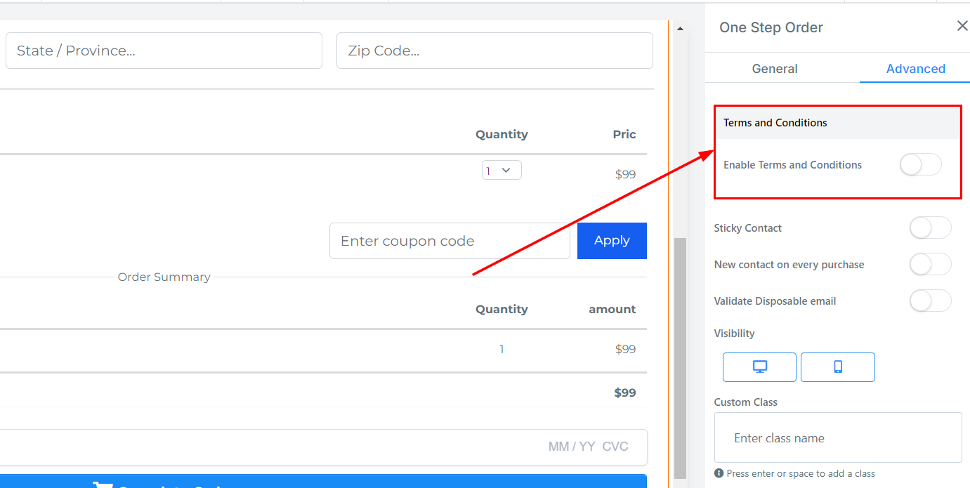 1-Step Order Form – figure 35