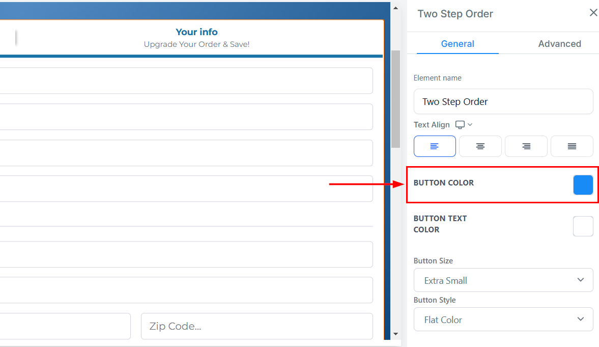 2-Step Order Form – figure 4
