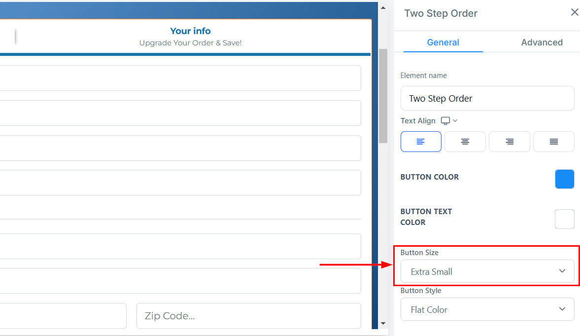 2-Step Order Form – figure 6