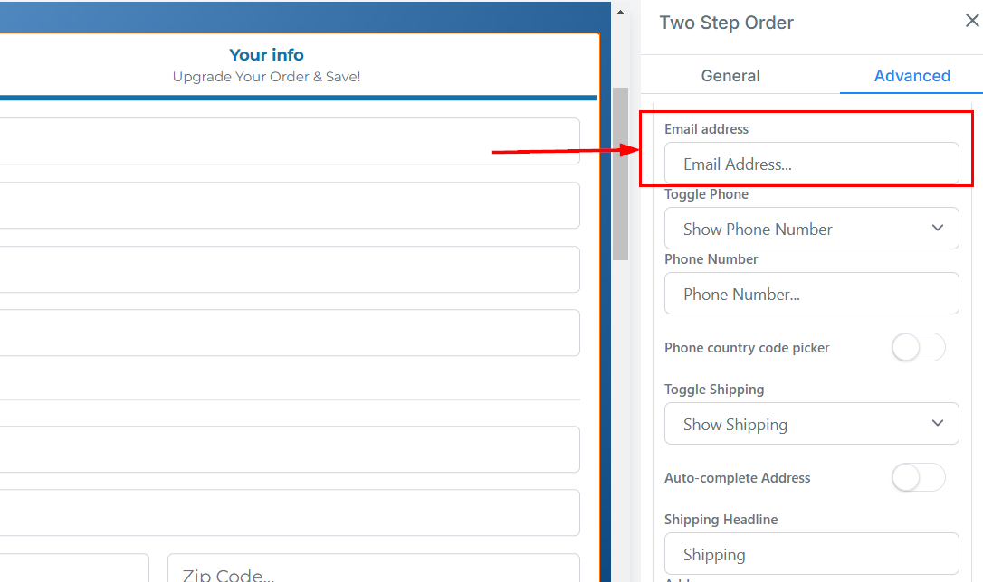 2-Step Order Form – figure 20