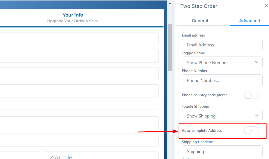 2-Step Order Form – figure 25