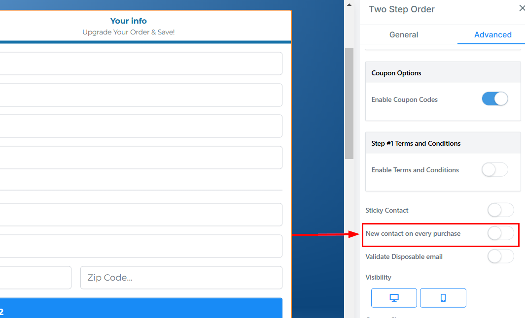 2-Step Order Form – figure 35