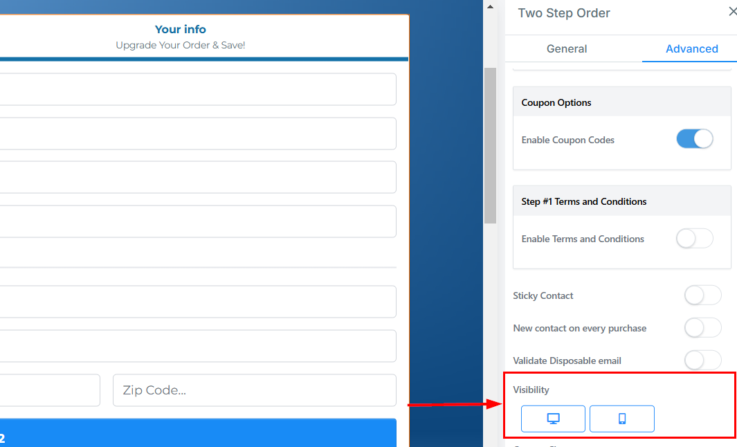2-Step Order Form – figure 37