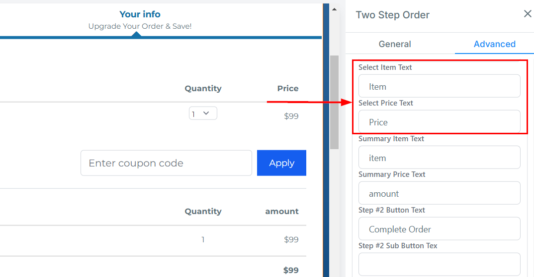 2-Step Order Form – figure 44