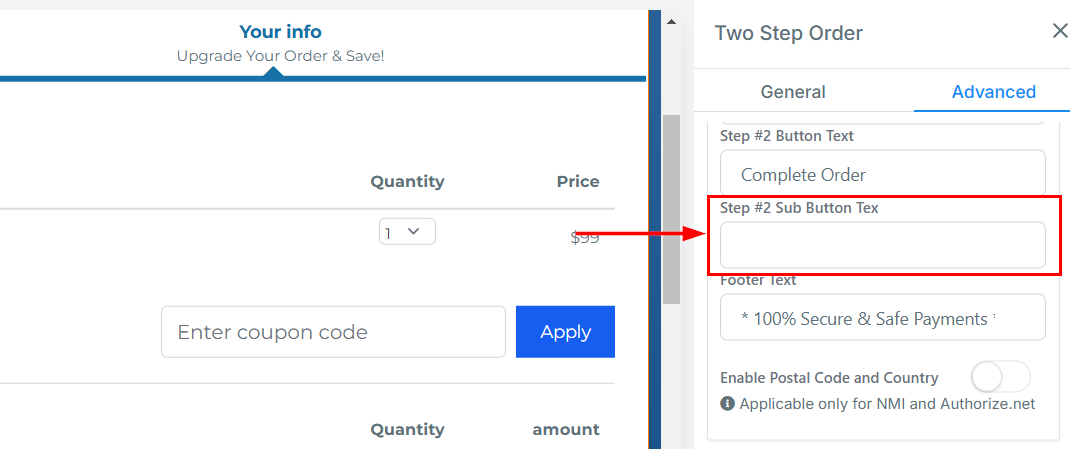 2-Step Order Form – figure 47