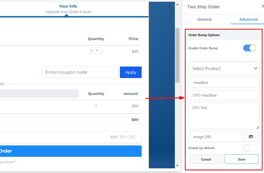 2-Step Order Form – figure 51
