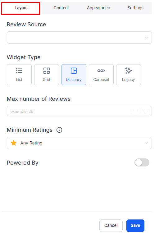 Adding and Customizing The Review Widget on Your Website or Funnel – figure 2
