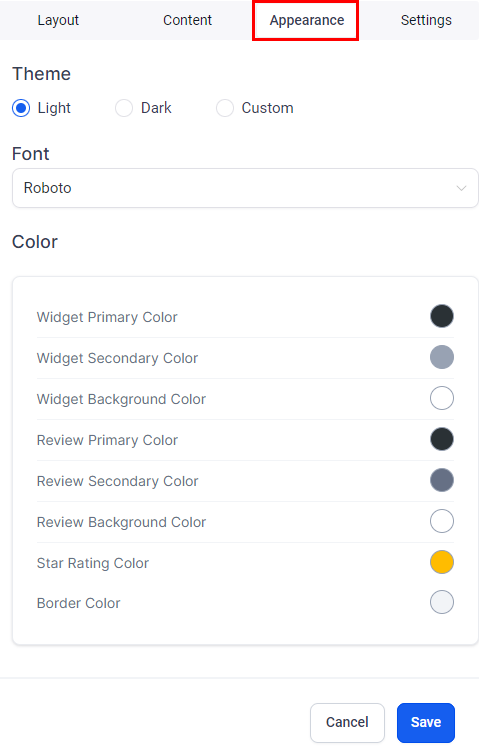 Adding and Customizing The Review Widget on Your Website or Funnel – figure 4