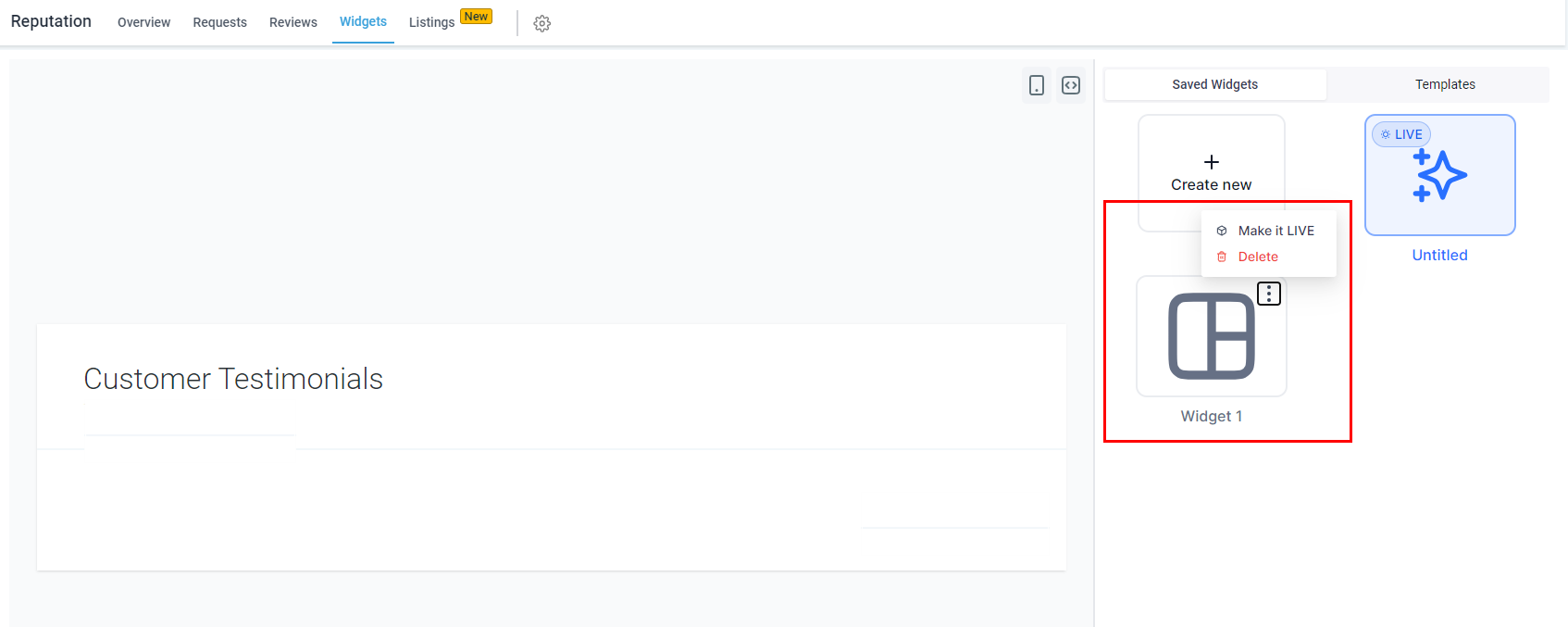 Adding and Customizing The Review Widget on Your Website or Funnel – figure 8