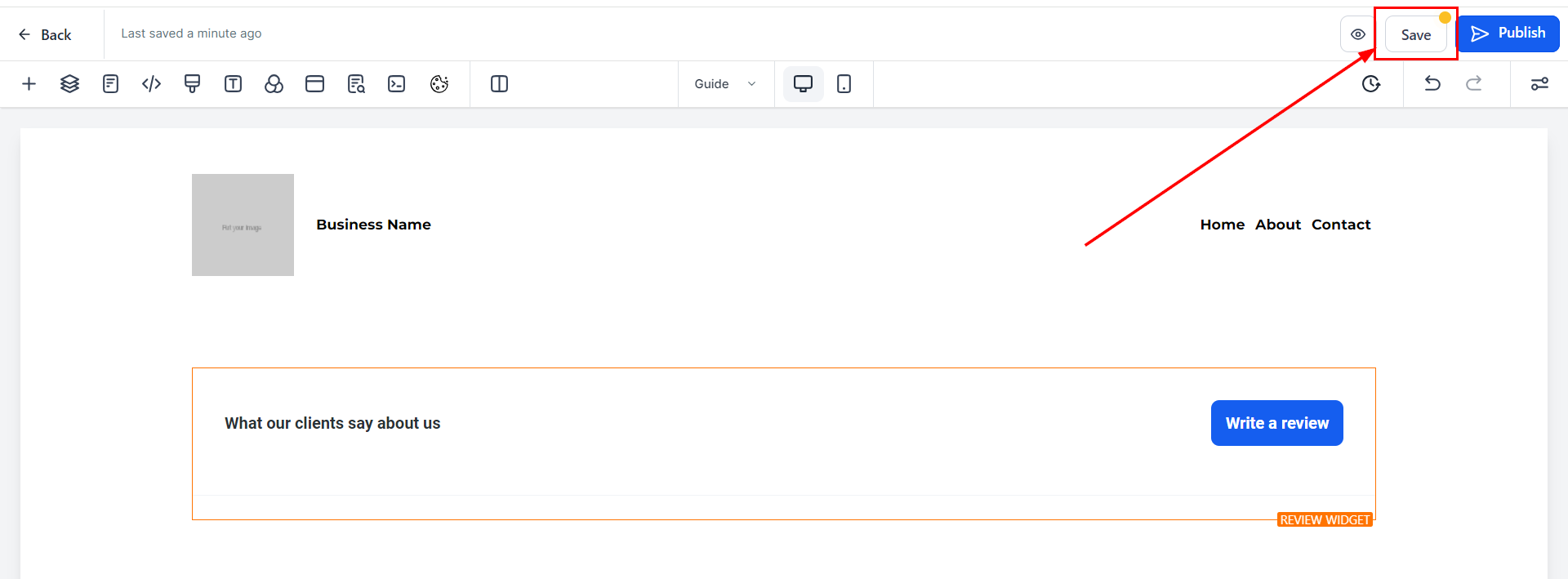 Adding and Customizing The Review Widget on Your Website or Funnel – figure 12