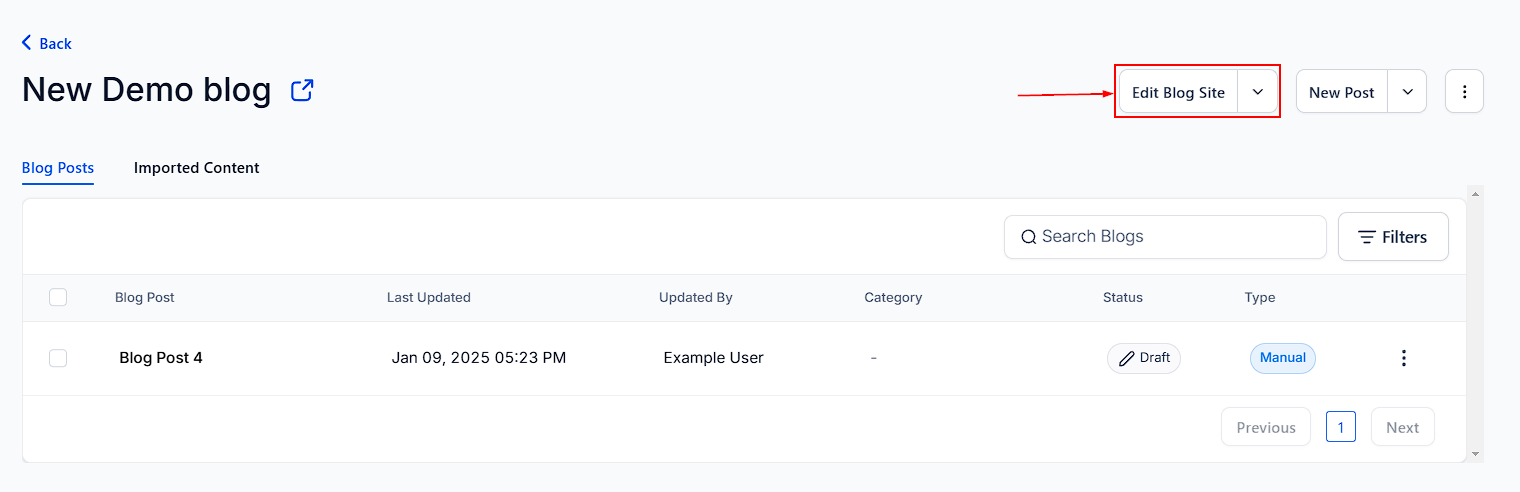 Blog Builder Overview – figure 2