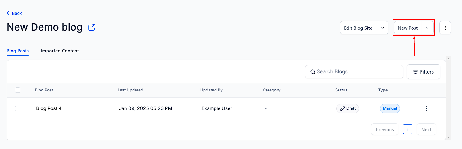 Blog Builder Overview – figure 3