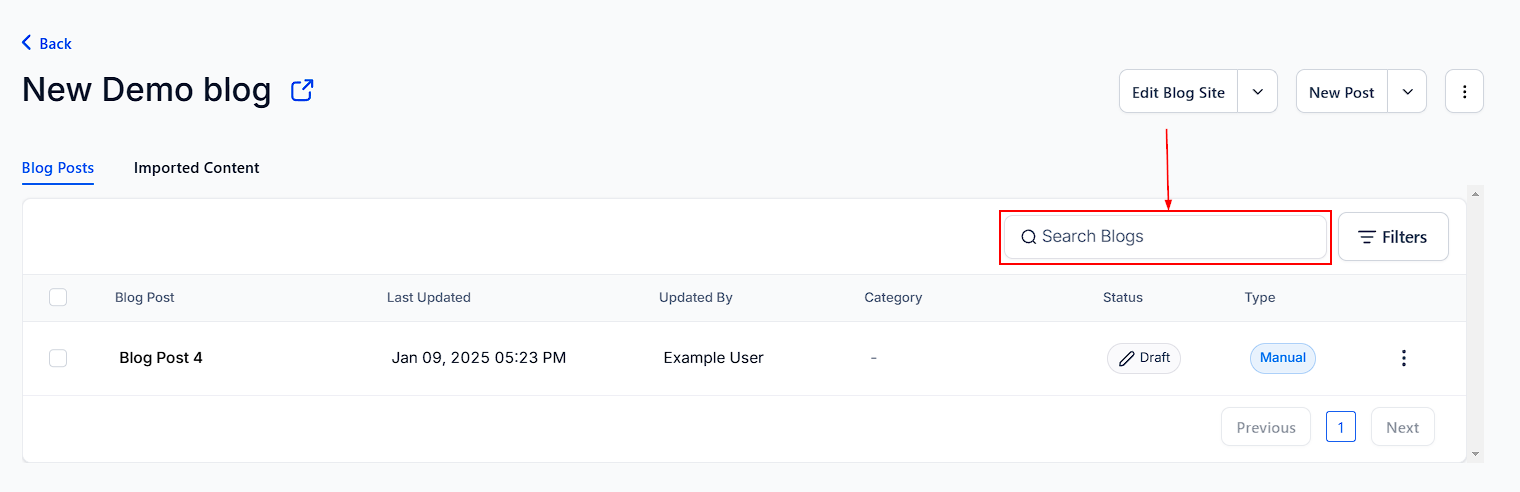 Blog Builder Overview – figure 5