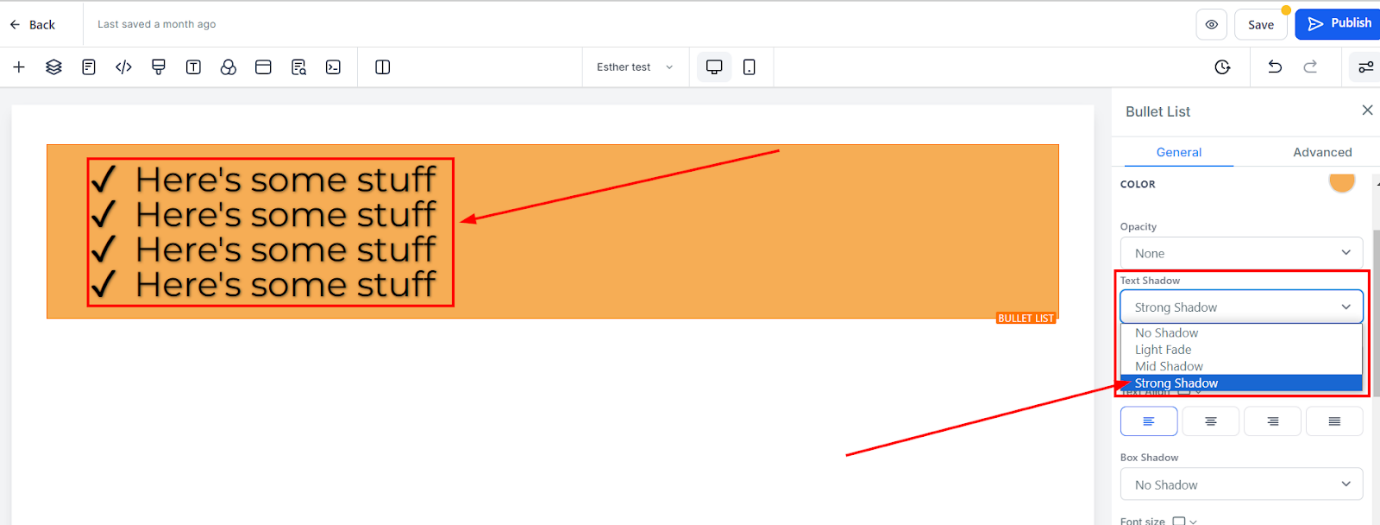 Bullet List – figure 4