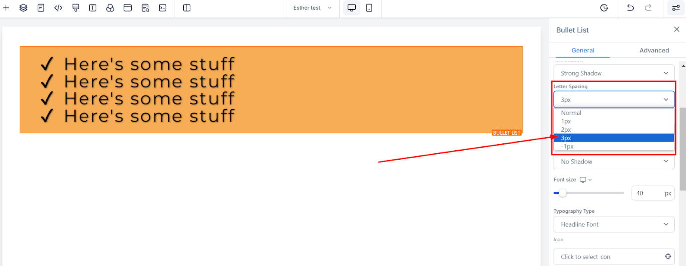 Bullet List – figure 5