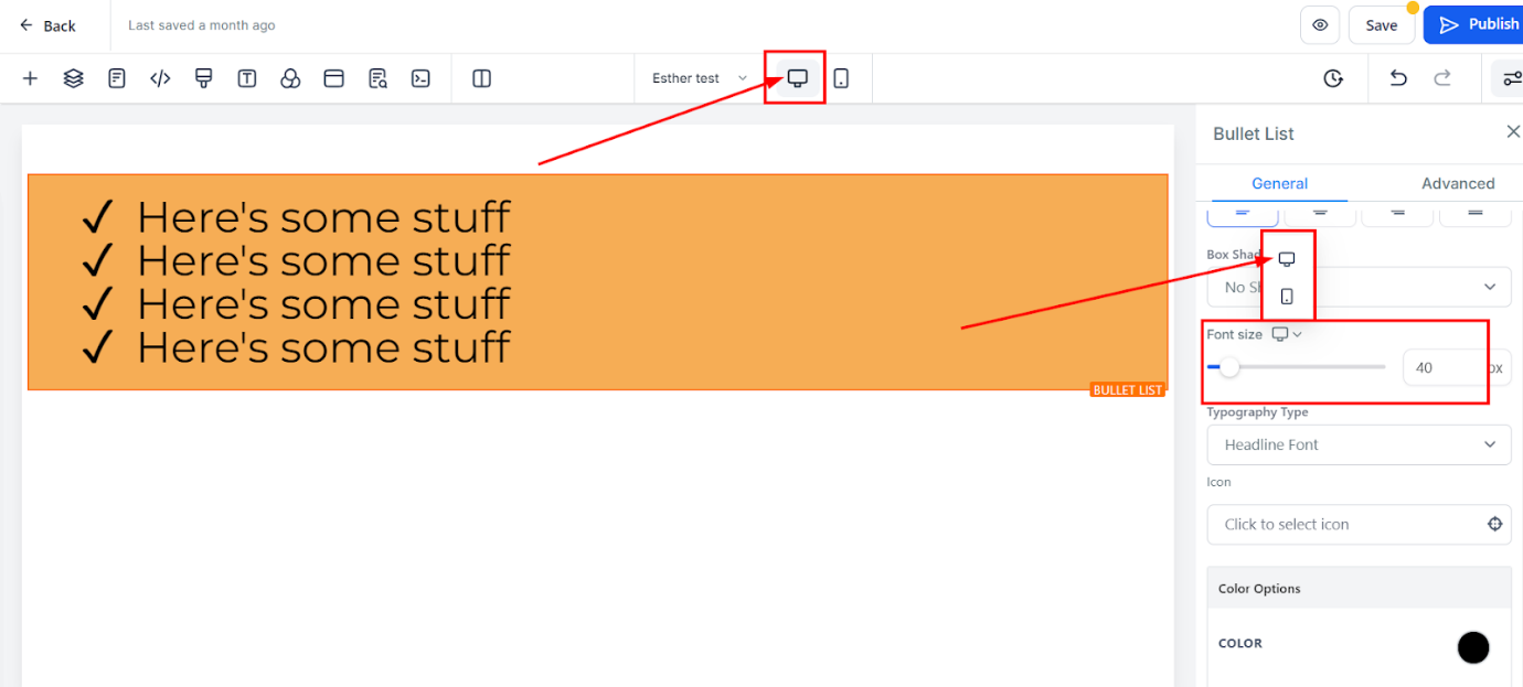 Bullet List – figure 7