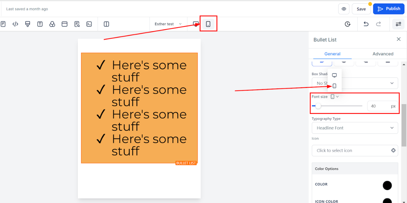 Bullet List – figure 8