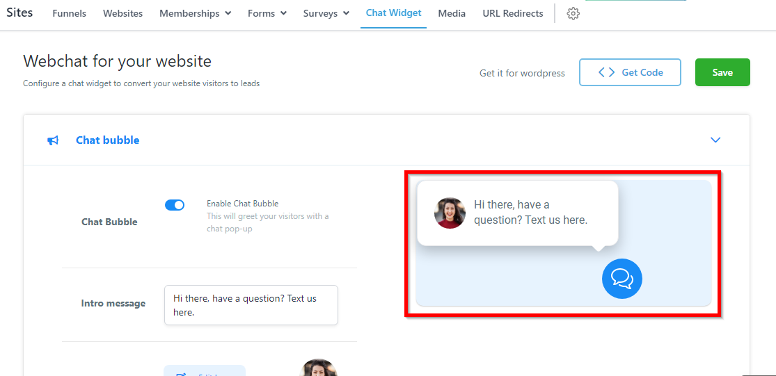 Chat Bubble – figure 2