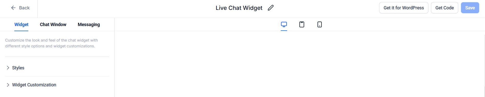 Chat Widget – figure 7