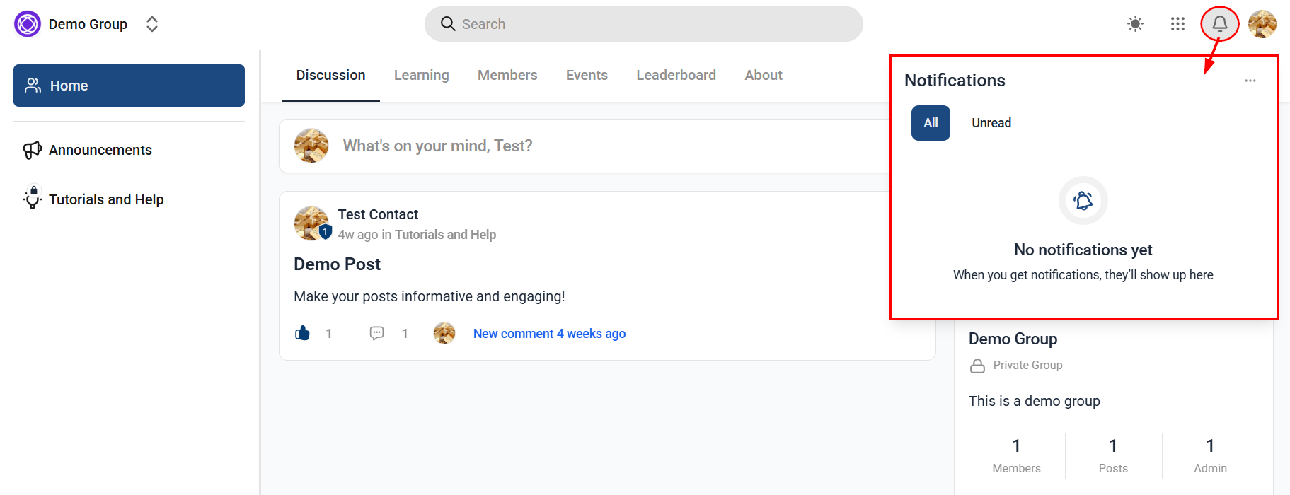 Client Portal Notifications – figure 1