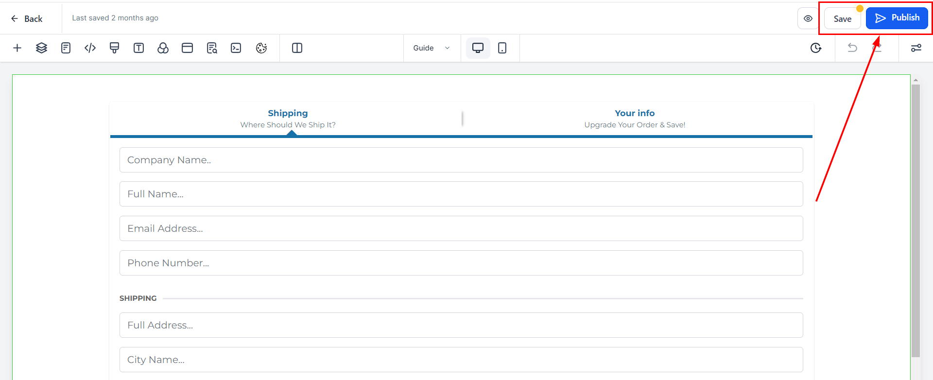 Cookie Consent in FunnelWebsite Builder – figure 5